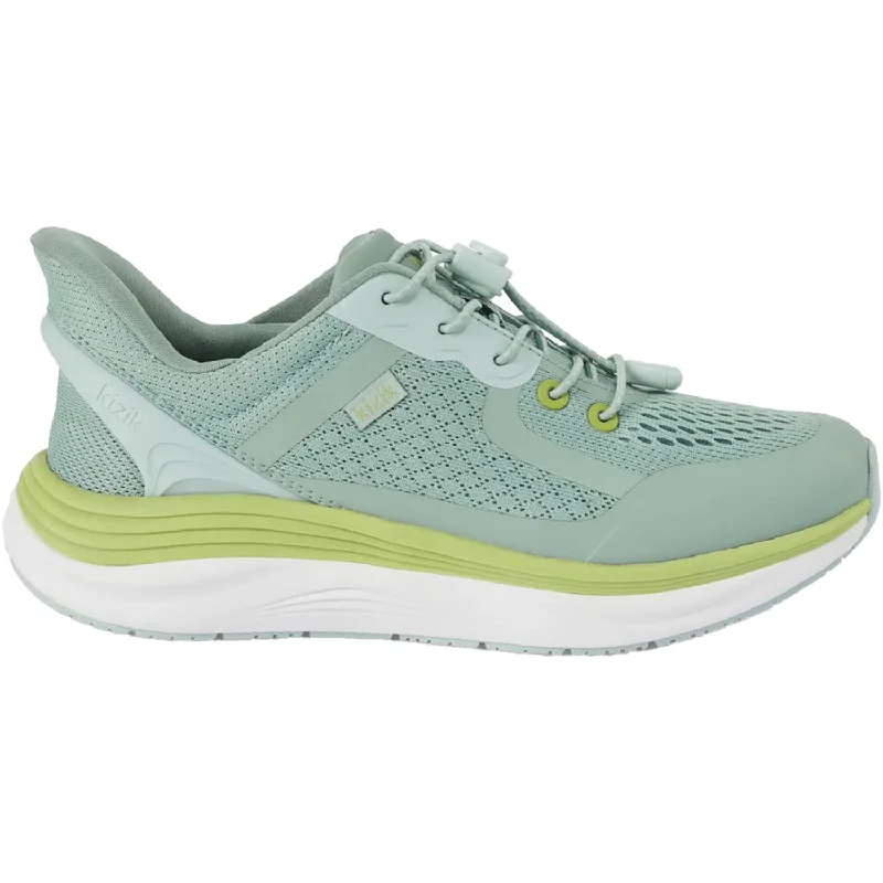 athletic shoes lightweight designWomen's Kizik London Surf Spray/Granite Green Mesh