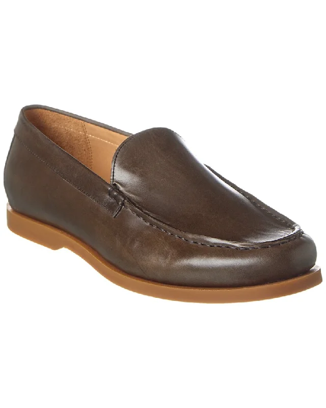 Loafers with sleek sole-Brass Mark Trail Leather Loafer