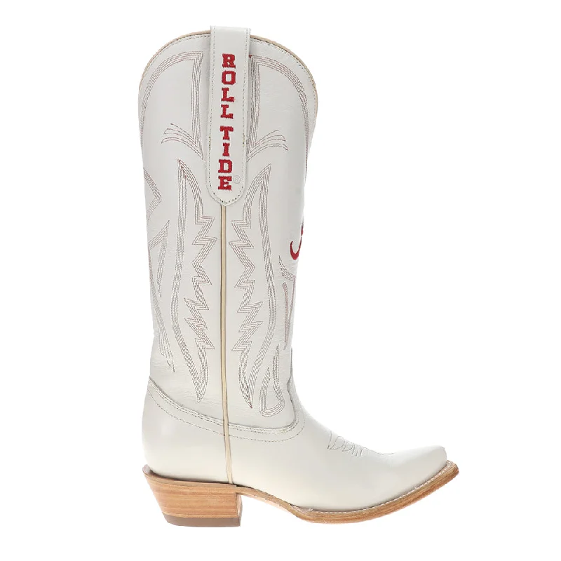 University of Alabama Gameday Embroidered Logo Snip Toe Cowboy Boots