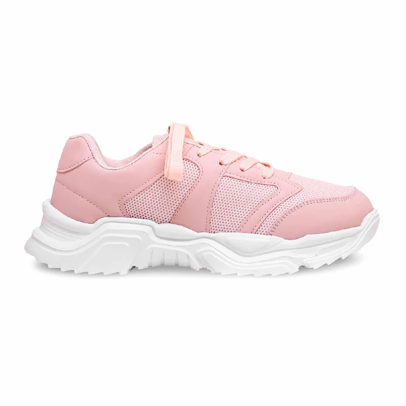 athletic shoes with alignment supportPink Casual Sneaker AT7266