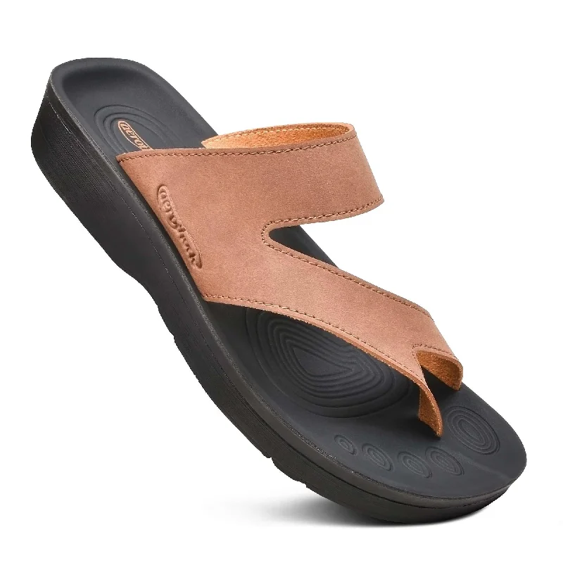 Sandals with padded finish-Aerothotic - Odal Women's Split Toe Sandal