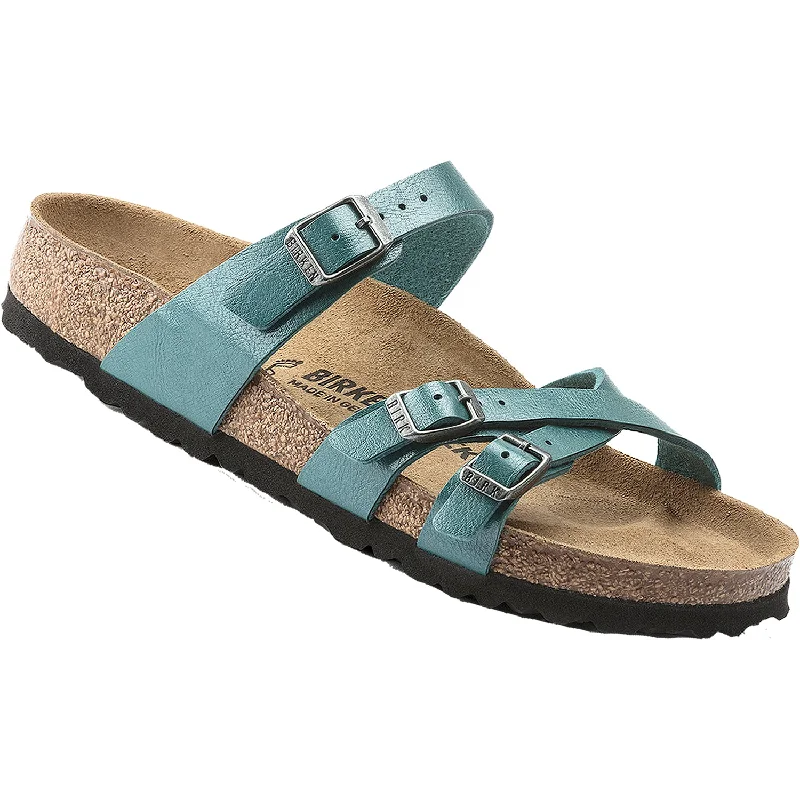 Sandals with lightweight straps-Women's Birkenstock Franca Graceful Jasper Birko-Flor