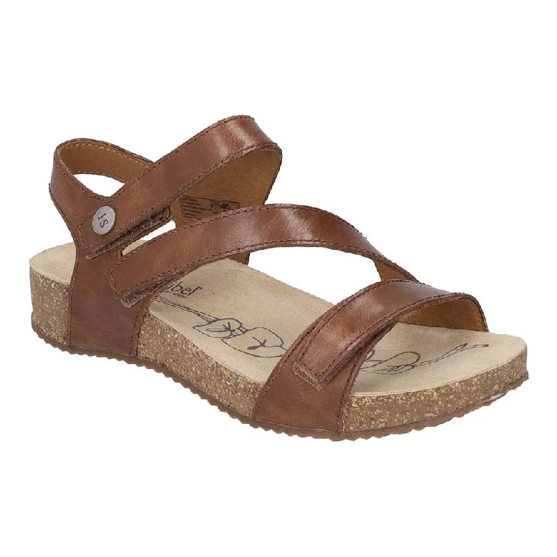 Sandals for outdoor days-Josef Seibel Tonga 25 Ladies Camel Leather Sandals