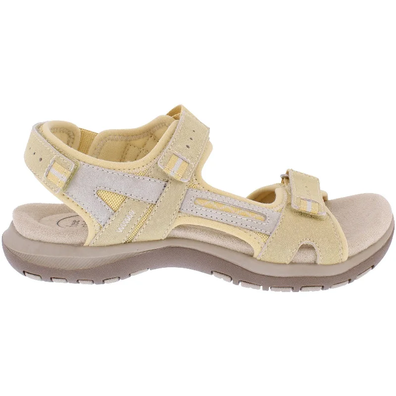 Sandals with elegant vibes-Free Spirit 41062 Ziri Ladies Straw/Multi Leather Arch Support Touch Fastening Sandals