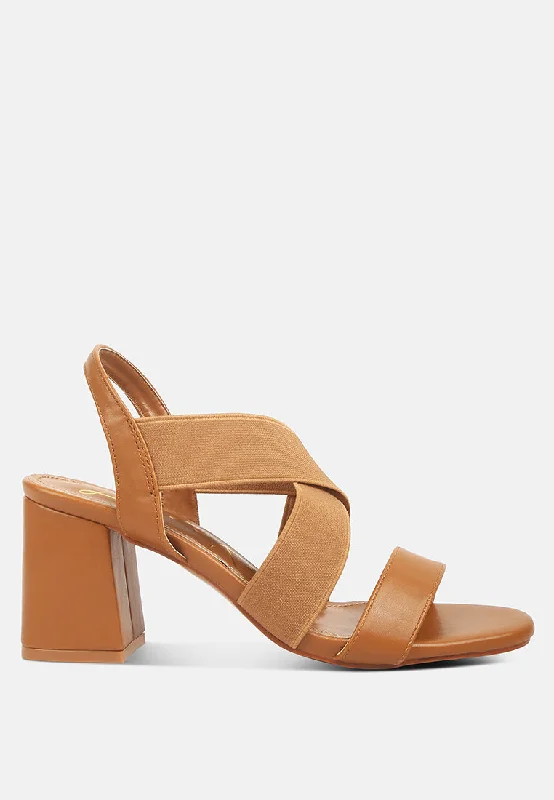 Sandals with high heel-comfortable straps block heel sandals