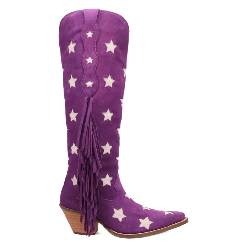 Super Star Fringe Snip Toe Cowboy Boots