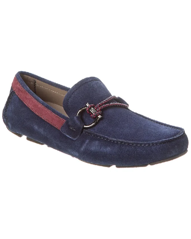 Loafers for simple wear-Ferragamo Evolo Suede Loafer