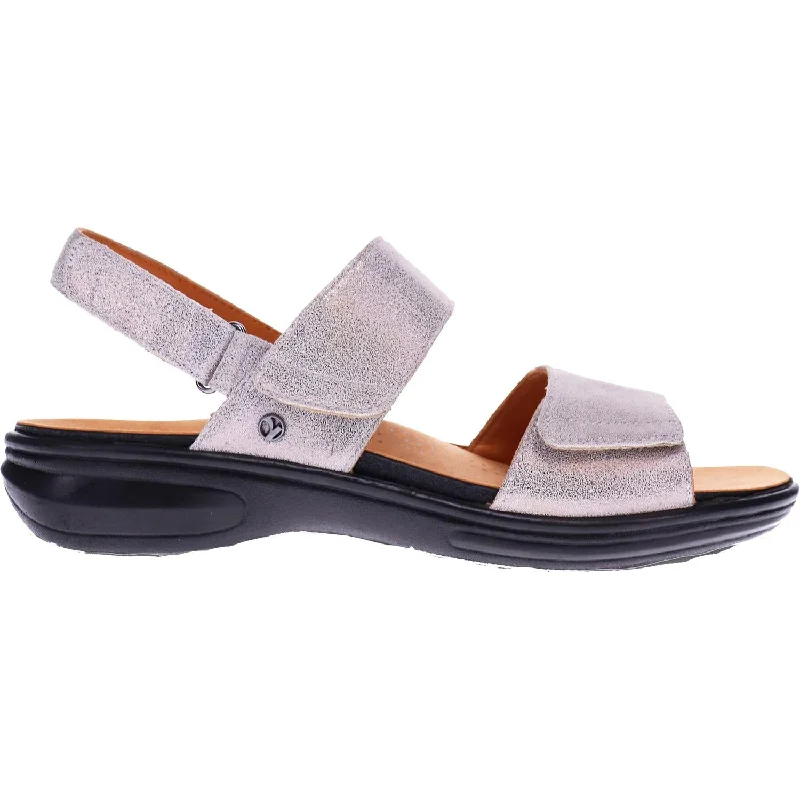 Sandals with velcro straps-Women's Revere Como Gold Wash Leather