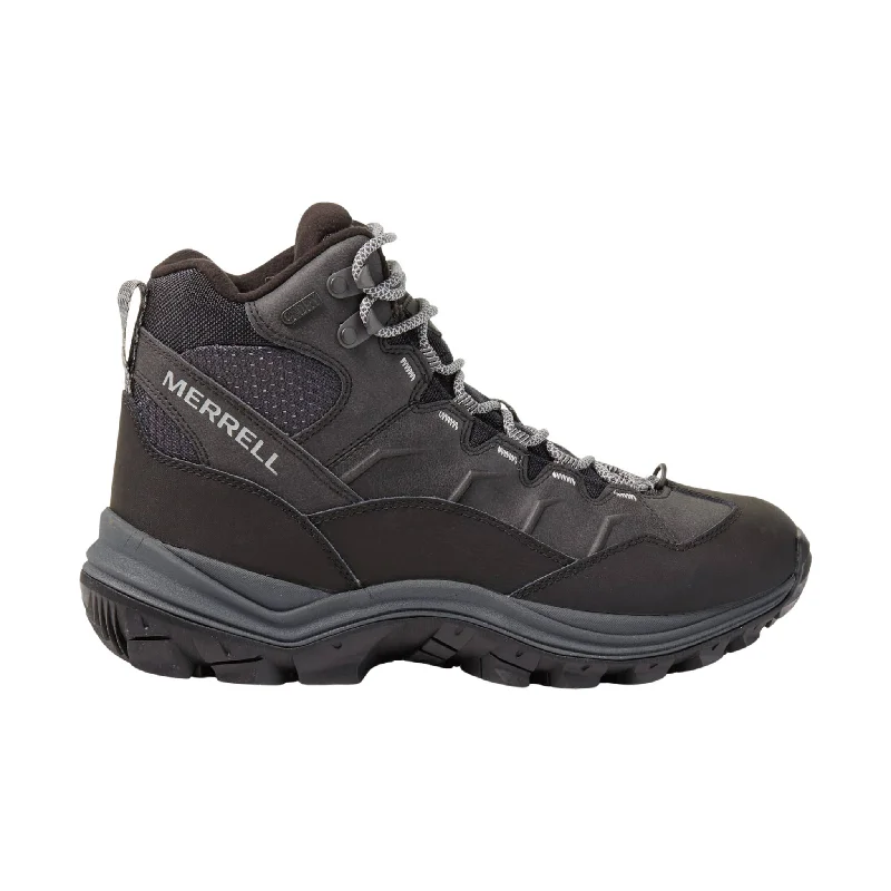 Merrell Men's Thermo Chill Mid Waterproof Hiking Boots - Black