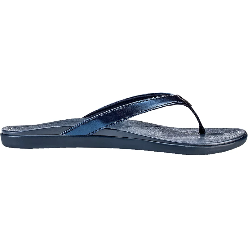 Sandals with sturdy days-Women's OluKai Ho'opio Deepest Depths Synthetic