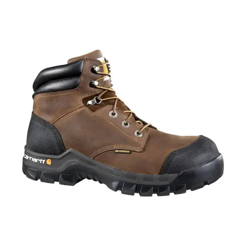 Carhartt Men's 6-Inch Rugged Flex Waterproof Composite-Toe Boot - Brown