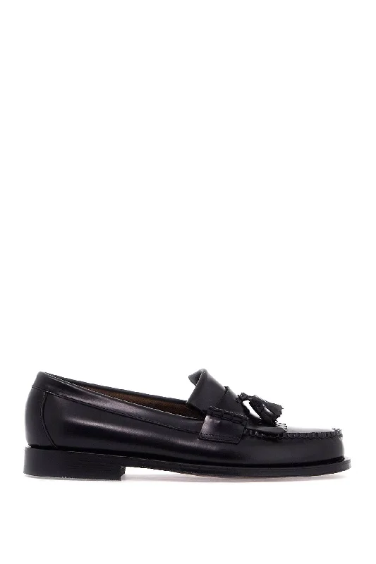 Loafers with cool wear-G.h. Bass Esther Kiltie Weejuns Loafers In Brushed Leather