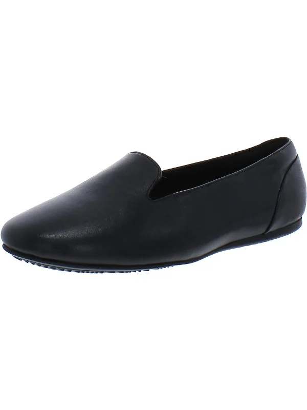 Loafers for stylish vibe-Shelby Womens Leather Slip-On Loafers