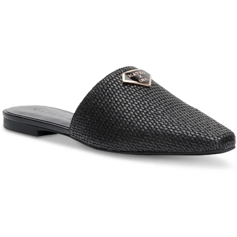 Flats with pet-friendly amenities-The Negril Flats Womens Woven Slip On Slip On Shoes