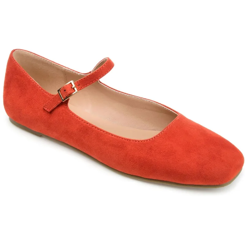 Flats in Skopje-Carrie Womens Faux Suede Slip On Ballet Flats