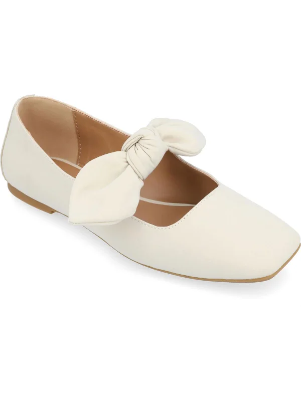 Flats to rent-SERALINN Womens Knit Casual Ballet Flats