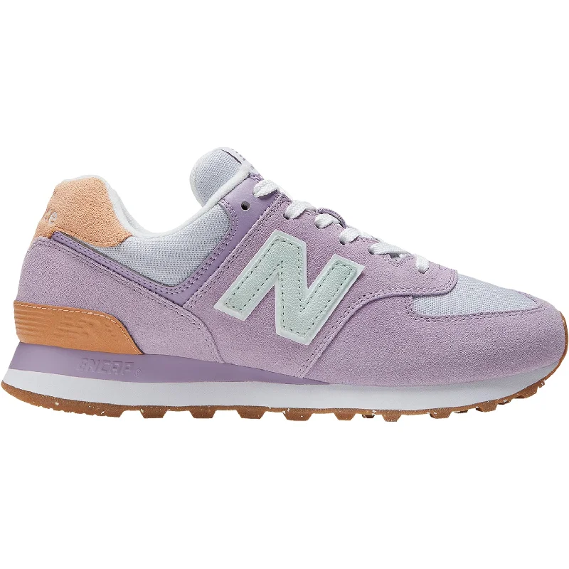 athletic shoes with muscle supportWomen's New Balance WL574RA2 Lilac Suede/Leather