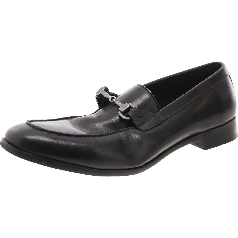 Loafers for explorers-Mens Leather Slip-On Loafers