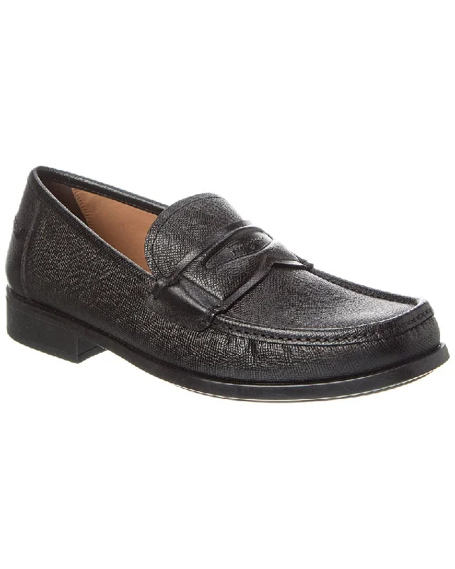 Loafers with bold fit-Ferragamo Lanzarote Leather Loafer