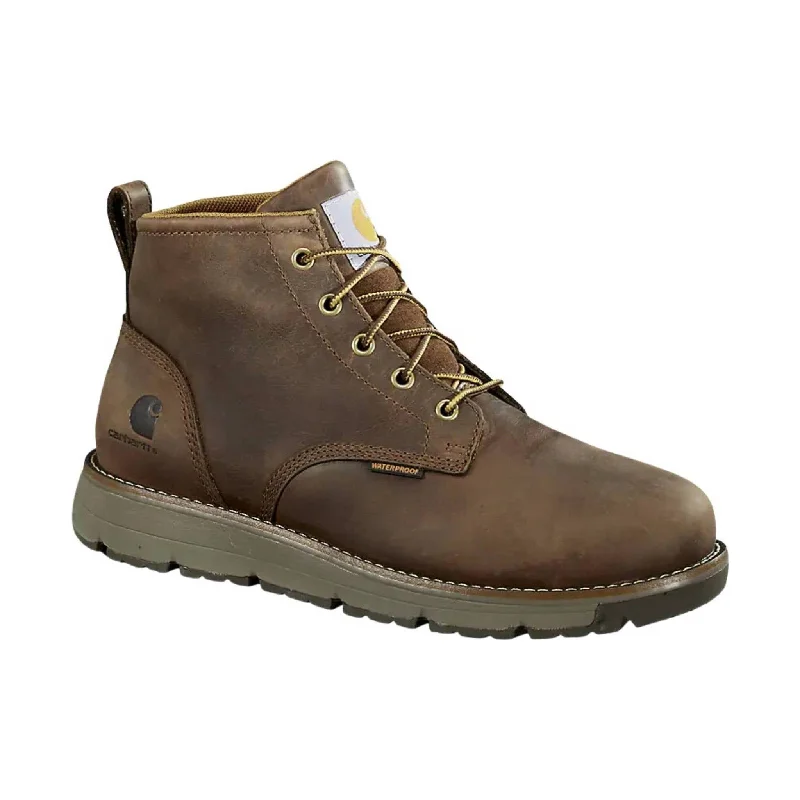 Carhartt Men's Millbrook Waterproof Wedge Steel Toe Work Boot - Brown