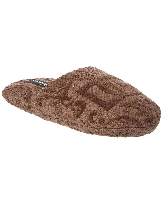 Slippers for senior ease-Dolce & Gabbana Jacquard Terry Slippers