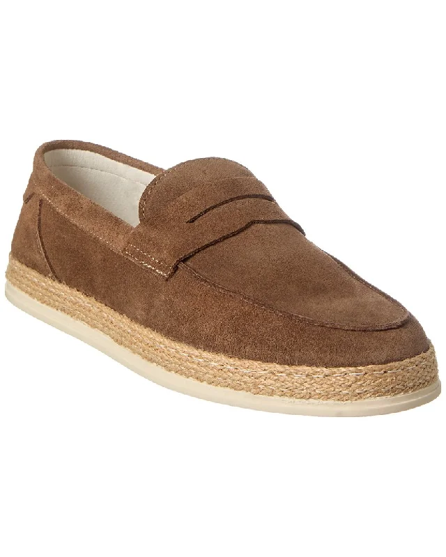 Loafers with modern sole-Bruno Magli Riva Suede Loafer