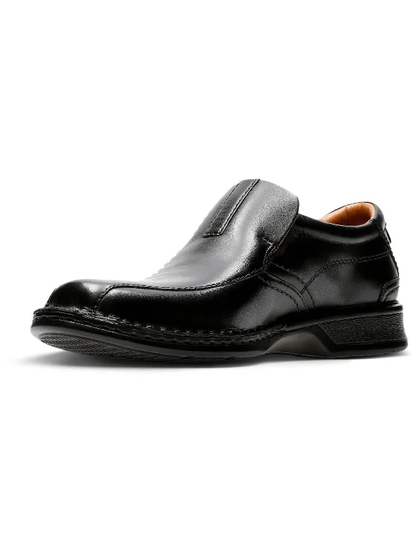 Loafers for programmers-Escalade Step Mens Leather Cushioned Loafers