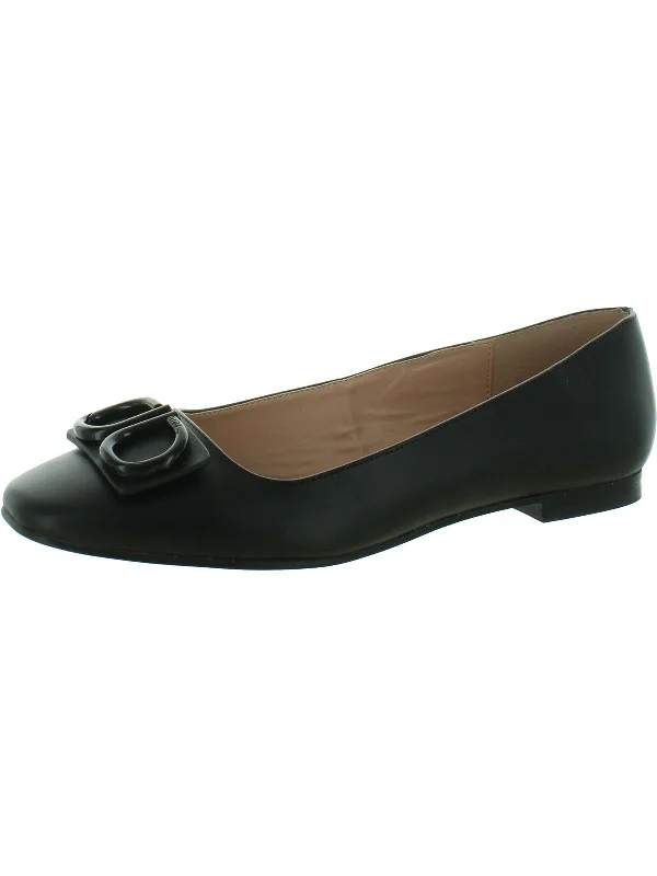 Flats in Mariupol-Faiza 08 Womens Leather Slip-On Ballet Flats