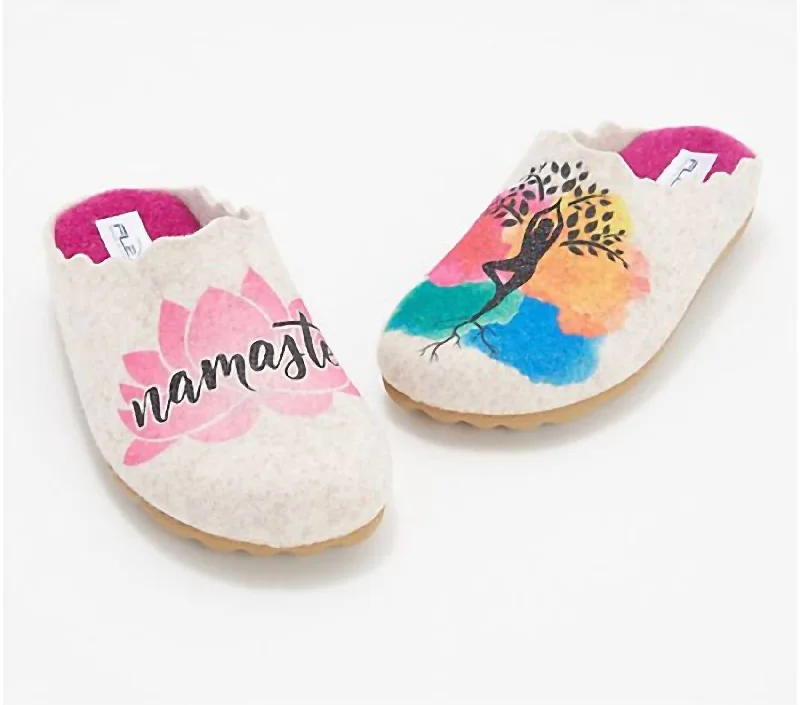 Slippers with thick soles-Women's Indoor/outdoor Namaste Slippers In Sand