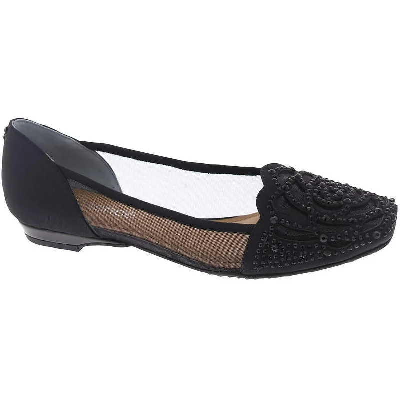 Flats for temporary workers-Pariella Womens Square Toe Ballet Flats