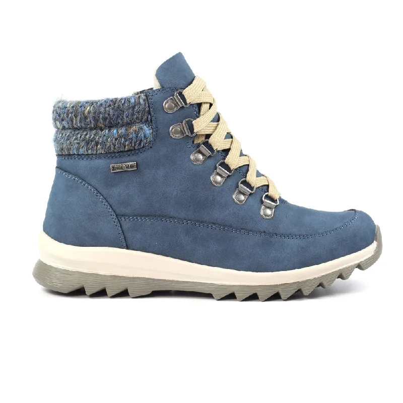 Lunar GLB132 Jett Mid Blue Ladies Waterproof Boot