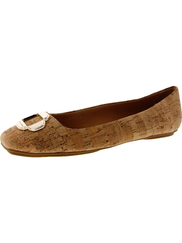 Flats in St. Louis-Aggie Womens Cork Flat Ballet Flats