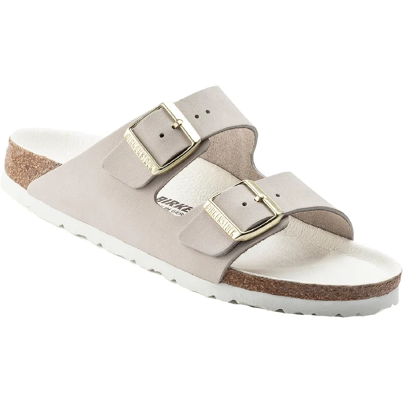 Sandals for everyday vibes-Women's Birkenstock Arizona Marshmallow Nubuck