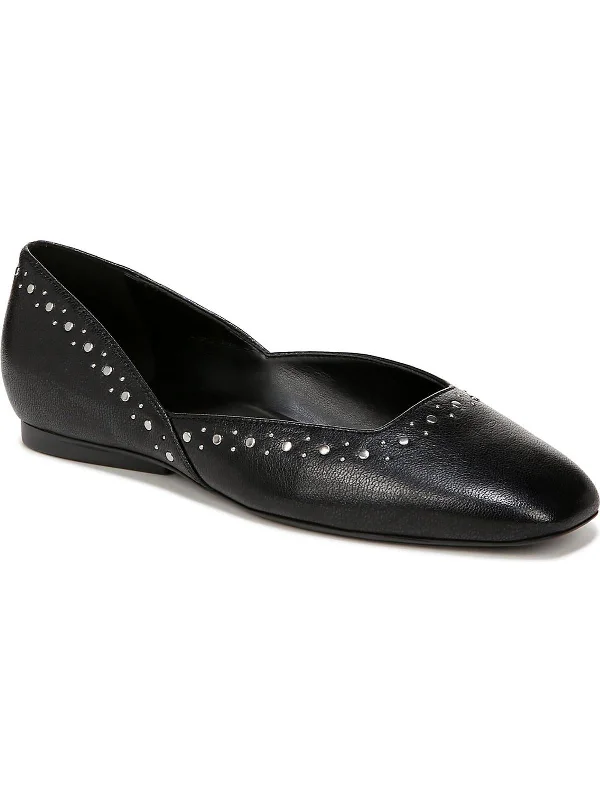 Flats in Ashgabat-Cody 3 Womens Leather Square Toe Ballet Flats