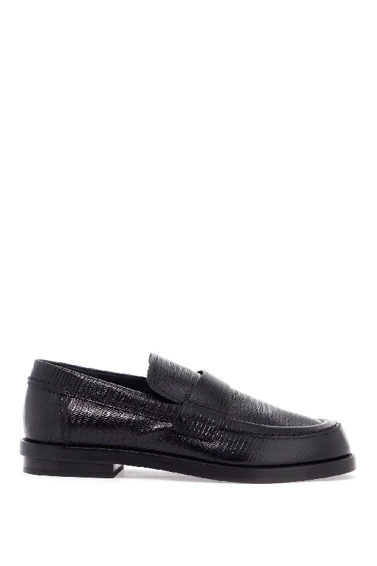 Loafers with cool fit-Alexander Mcqueen Leather Jupiter Loafers For