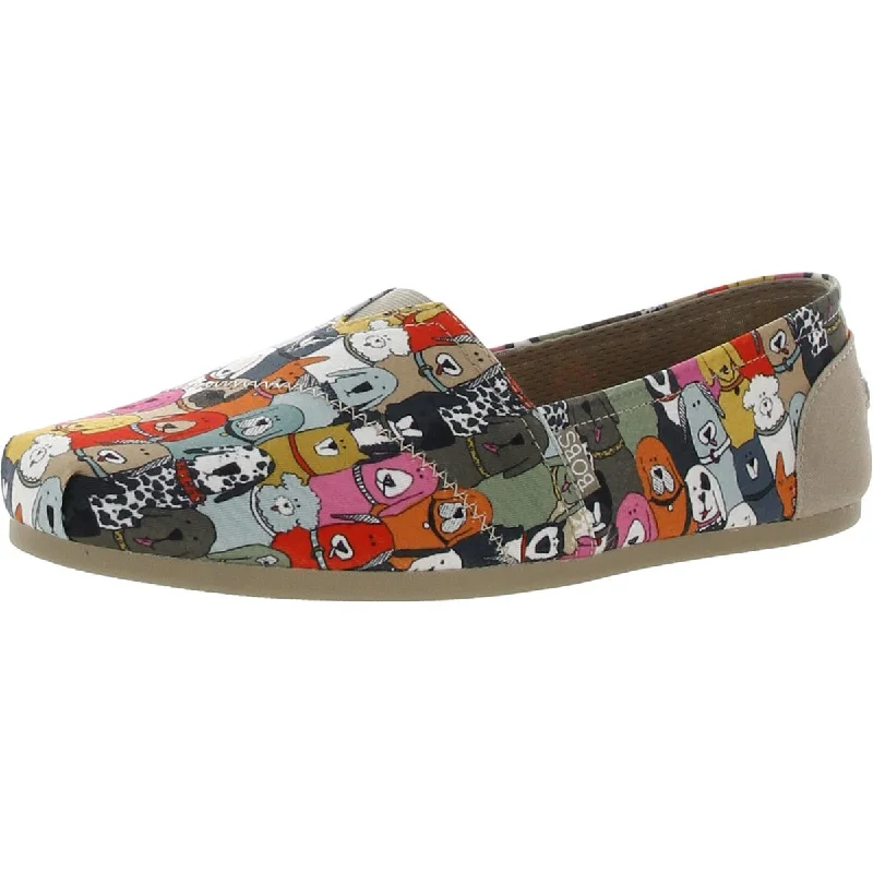 Loafers with fun wear-Bobs Plush - Wag Party Womens Canvas Slip-On Loafers