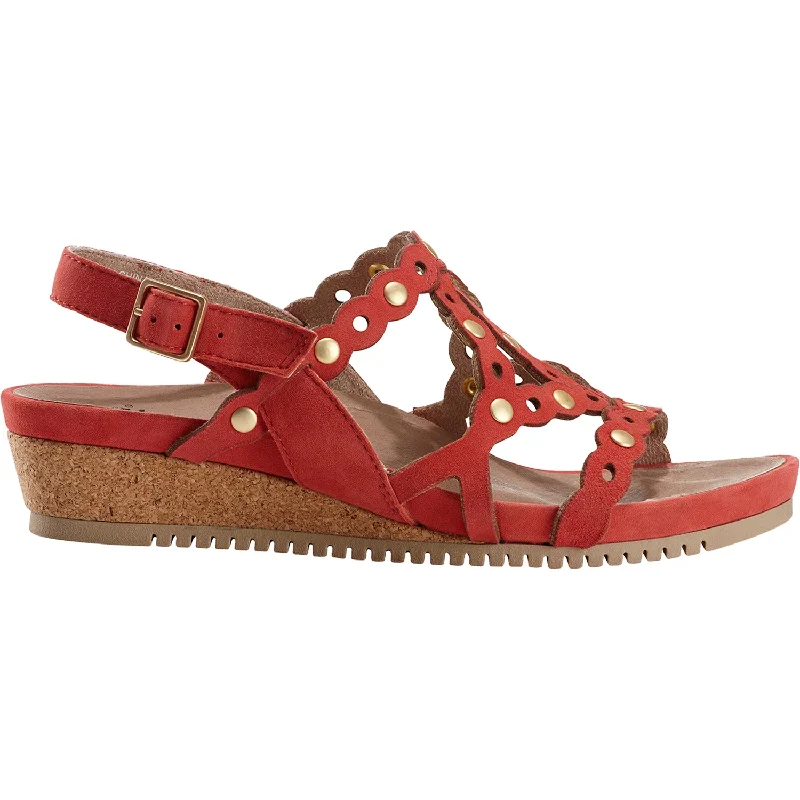 Sandals for everyday looks-Women's Earth Leo Coral Suede