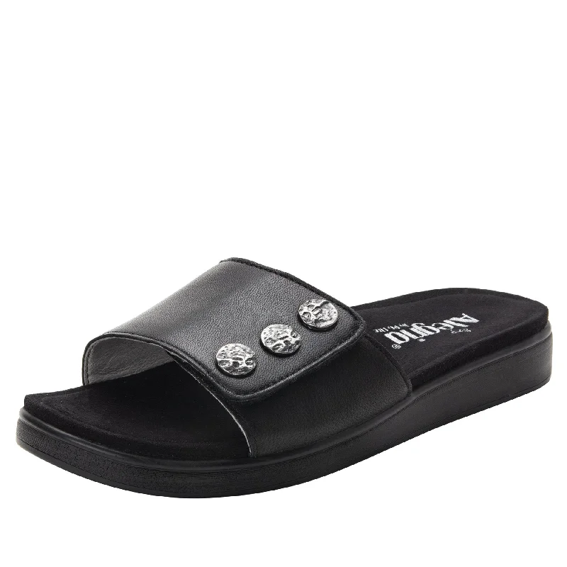 Sandals for evening parties-Lilie Black Sandal