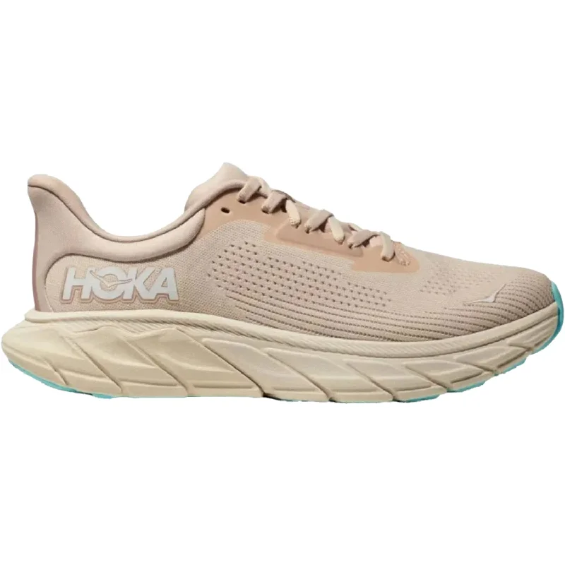 athletic shoes with anti vibrationWomen's Hoka Arahi 7 Vanilla/Cream Mesh