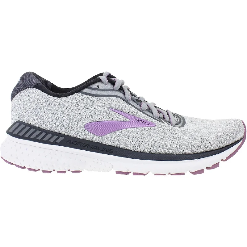 athletic shoes with kids’ fitWomen's Brooks Adrenaline GTS 20 Grey/White/Valerian Mesh