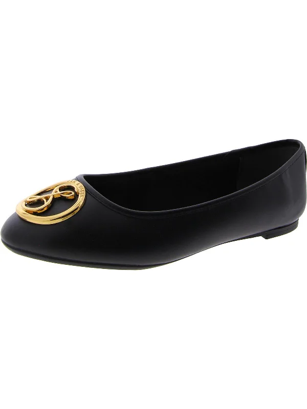 Flats in Odessa-Womens Faux Leather Round toe Ballet Flats