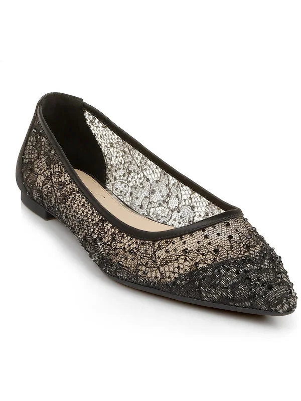 Flats with pet-friendly spaces-JULIANA Womens Pointed Toe Flats Ballet Flats