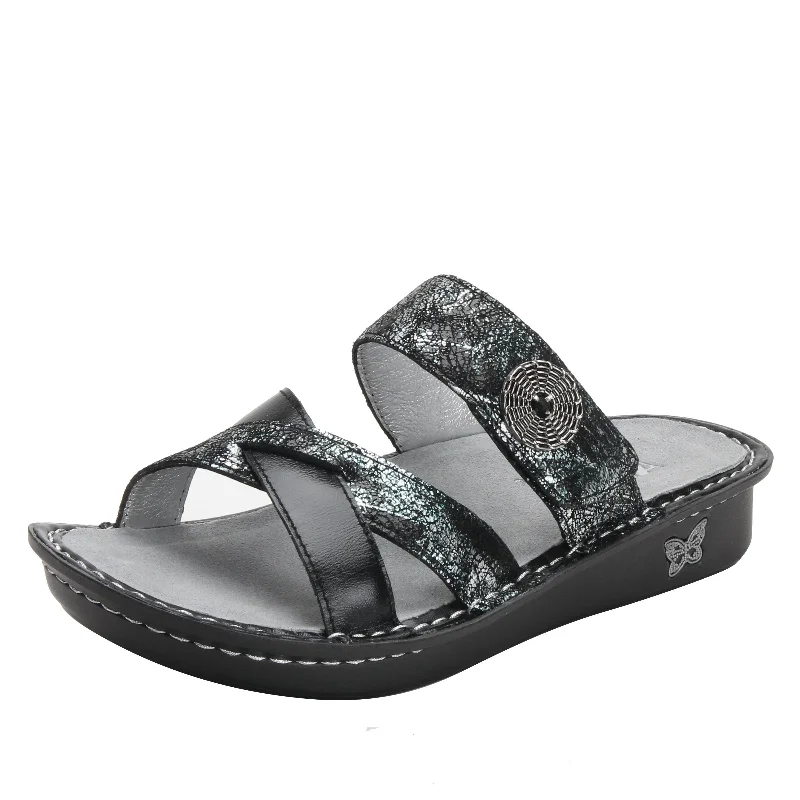 Sandals with trendy heels-Victoriah Pretty Patina Sandal