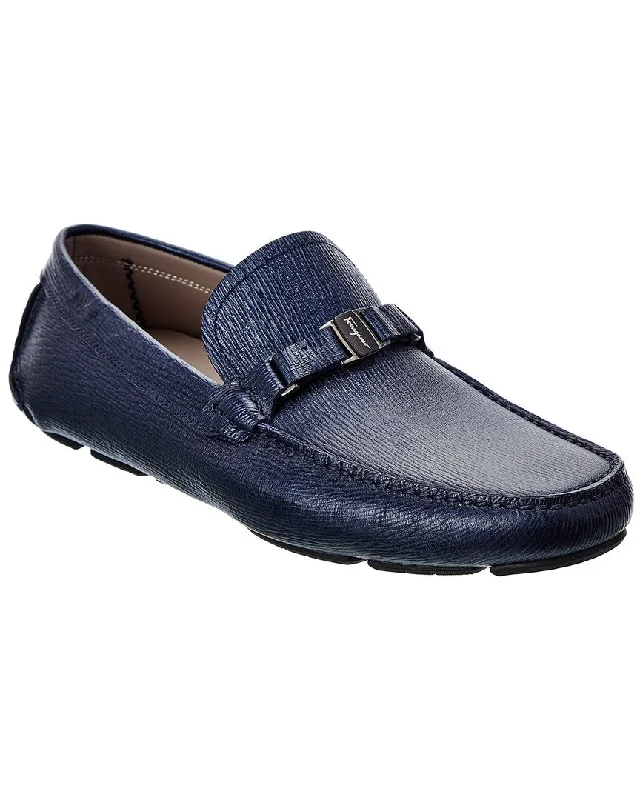 Loafers for business casual-Ferragamo Amer Leather Loafer