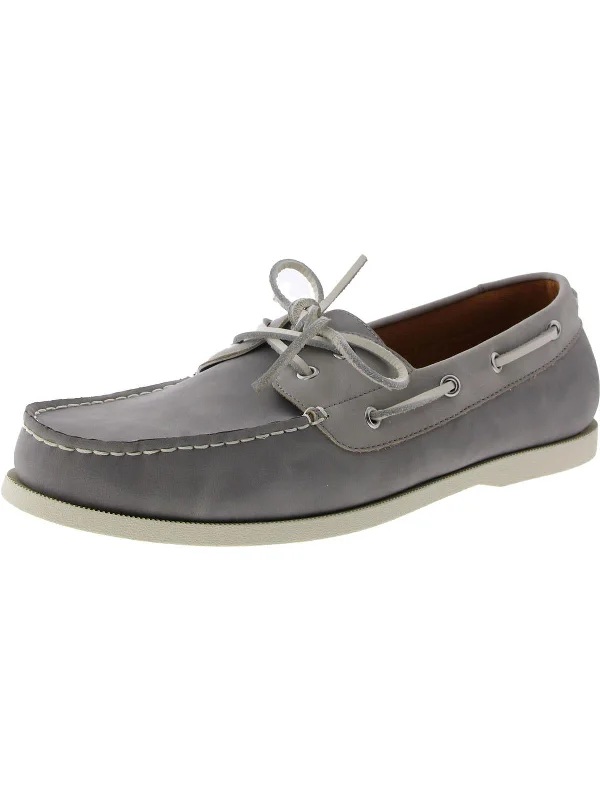 Loafers with bold vibe-Brazen Mens Slip On Moc Toe Loafers