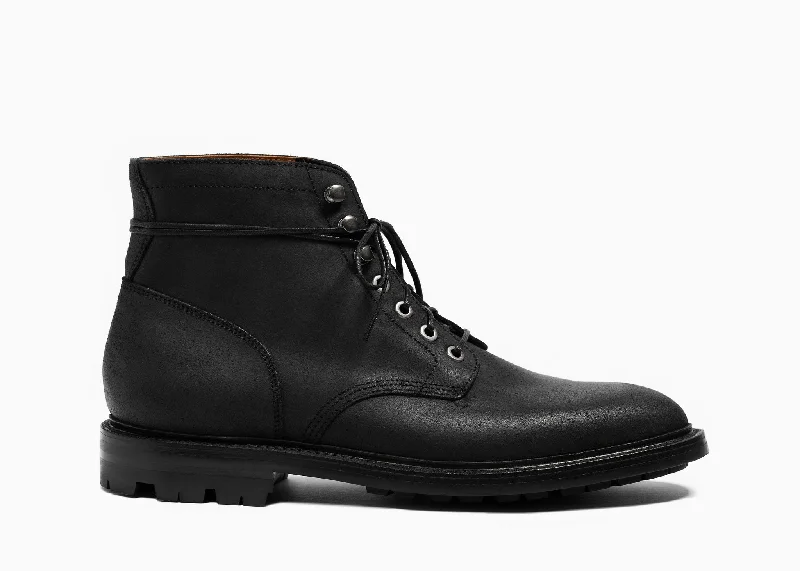 Diesel Boot Black Waxed Commander