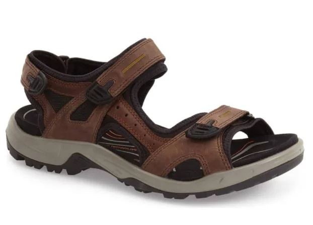 Sandals for casual looks-Ecco Yucatan Sandal - Espresso/Cocoa