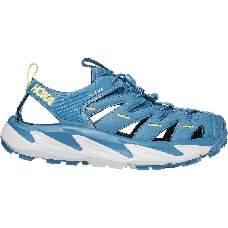 athletic shoes with anti frictionWomen's Hoka One One Hopara Provincial Blue/Lunar Rock Synthetic