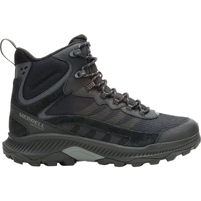 Merrell Men's Speed Strike 2 Thermo Mid Waterproof Boots - Black