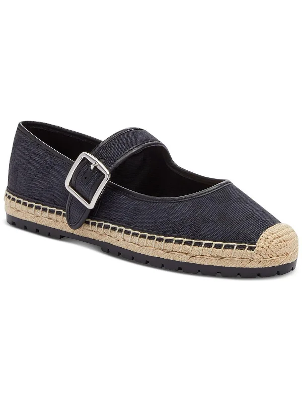 Flats with large closets-COURTNEY Womens Canvas Flats Espadrilles